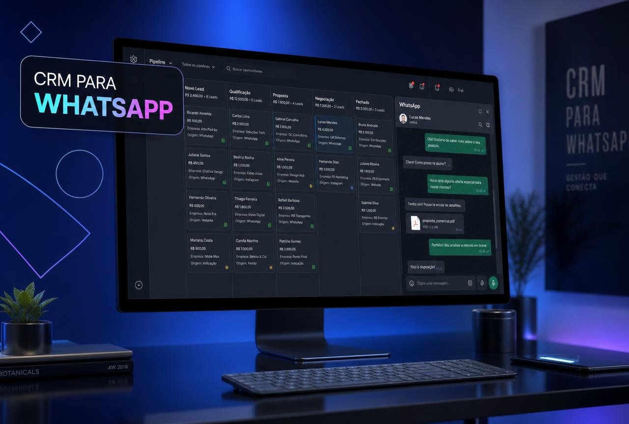 CRM para WhatsApp: Como Organizar o Funil, Automatizar o Follow-up e Parar de Perder Vendas